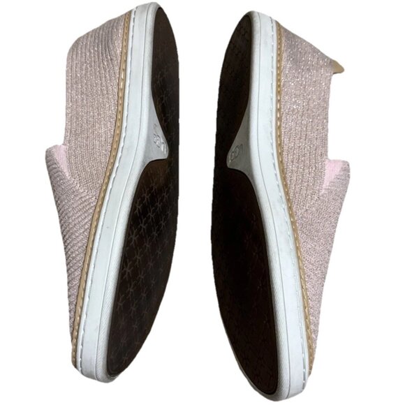 UGG Sammy Metallic Slip-On Sneaker Women's Rose Gold 1113450 Sparkle 8 - Picture 3 of 5